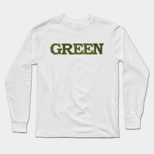 Green Title Long Sleeve T-Shirt